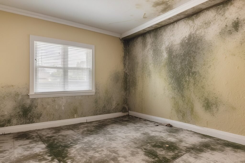 Mold Growth Signs of a mold problem in a building MAS